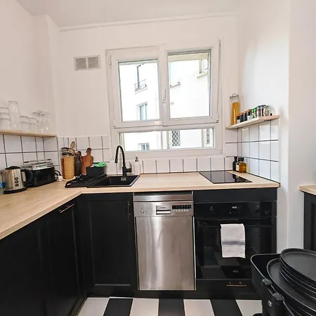 1 Mois Minimum - Havre De Paix Aux Buttes Chaumont Apartamento